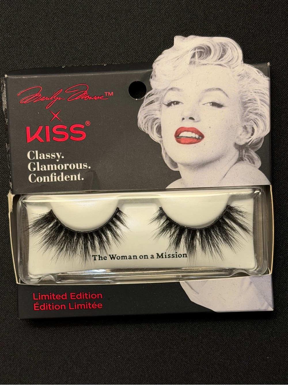 KISS False Eyelashes 'The Woman on a Mission' — Black